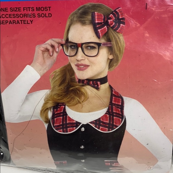 Geek Chic Cosplay Set sexy nerd schoolgirl costume - Picture 3 of 7